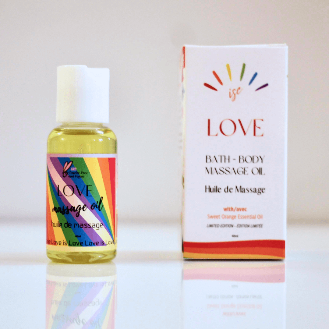 Love Massage Oil for massage or the bath.