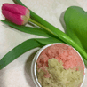 Inspired by natures botanicals this fresh green and rose aroma scrub is decadent and luxurious.